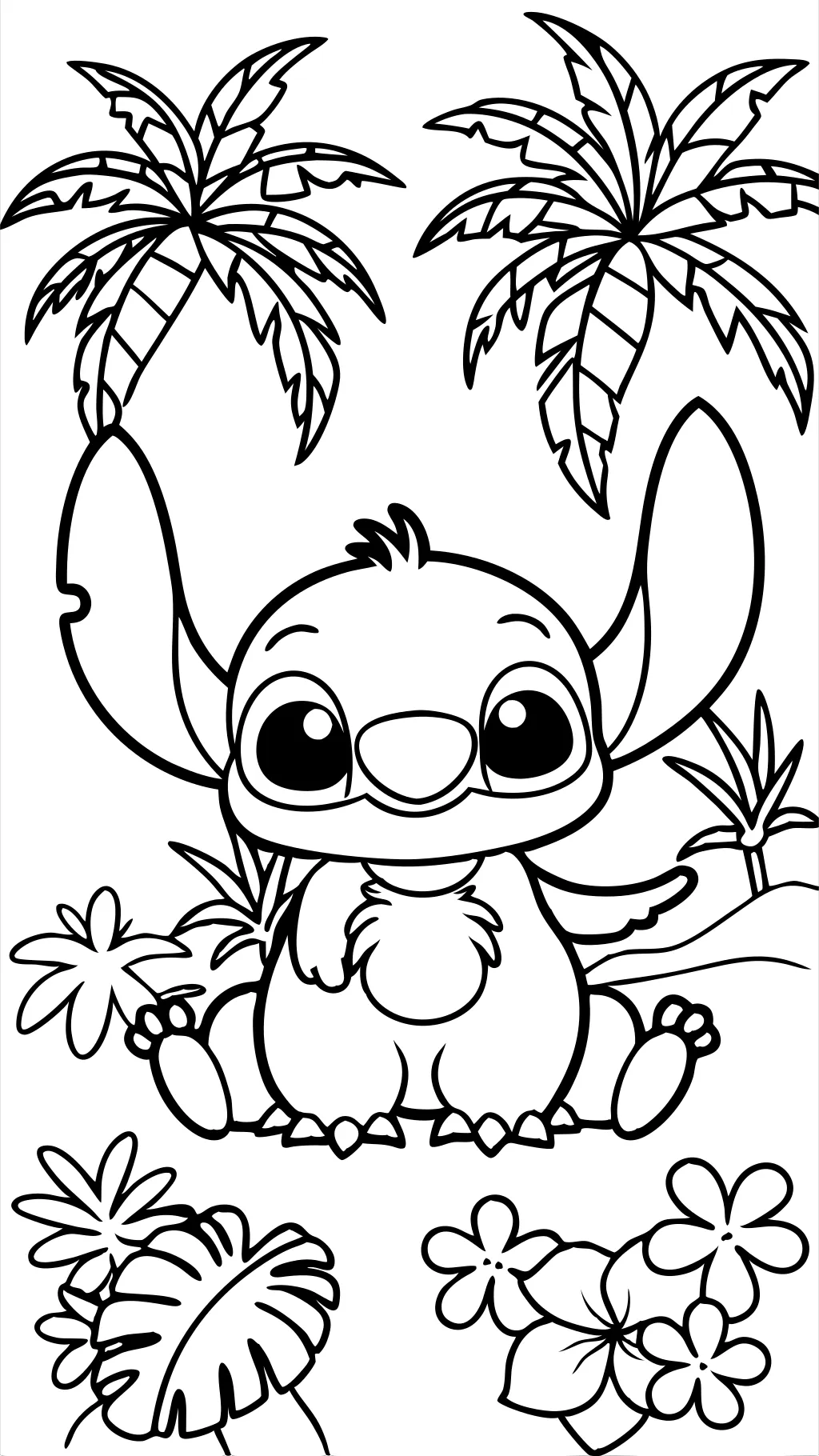 Páginas para colorear de Disney de Stitch